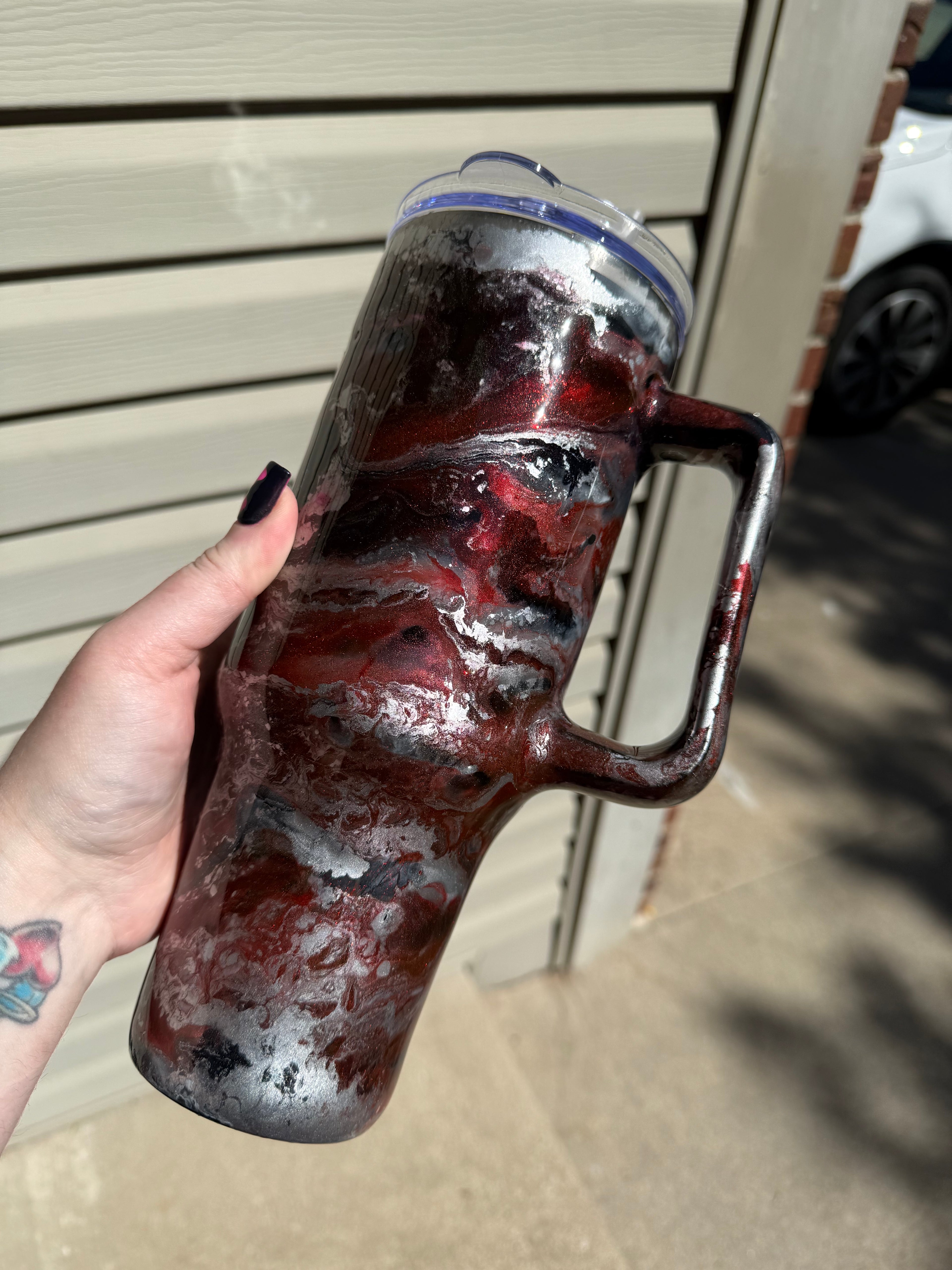 40oz Swirl Tumbler with Handle